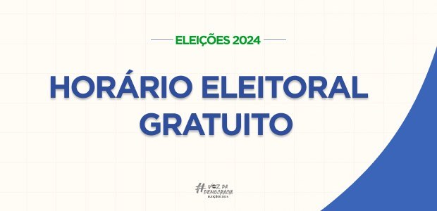 Propaganda nas emissoras relativa ao 1º turno das Eleições 2024 vai até 3 de outubro